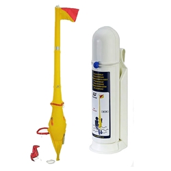 Plastimo Inflatable IOR Dan Buoy, White Canister